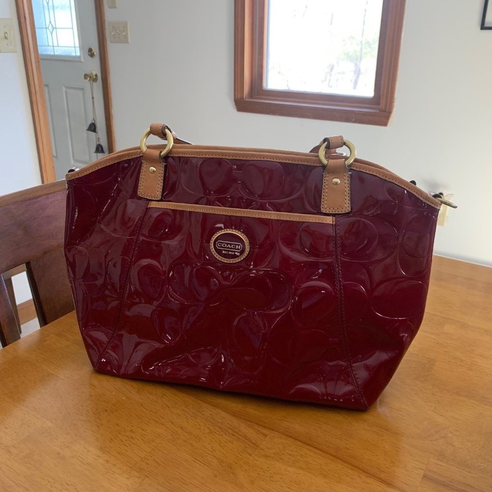 Red Coach Bag